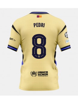 Barcelona Pedri Gonzalez #8 Replika Borta Kläder 2025-26 Kortärmad